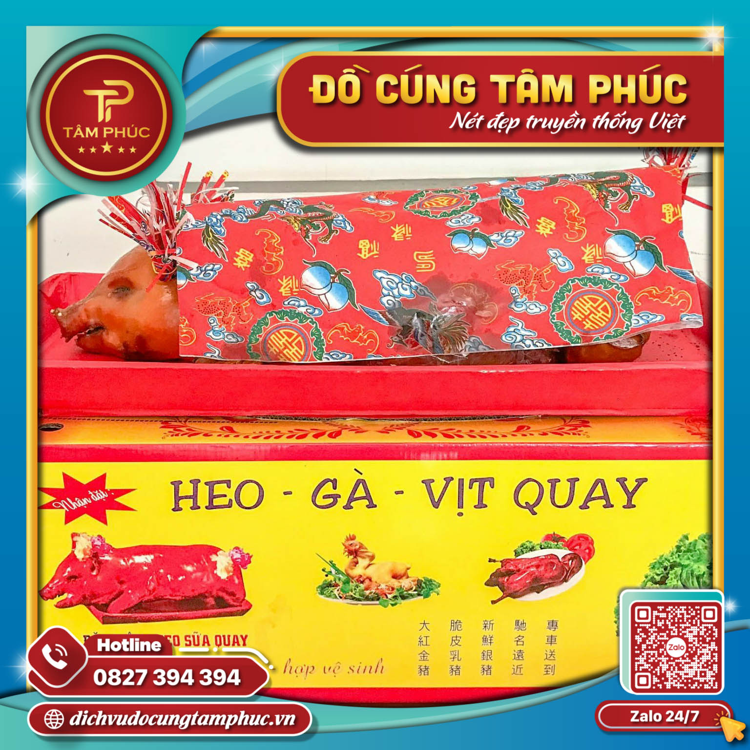 Heo quay cúng tại Cần Thơ.